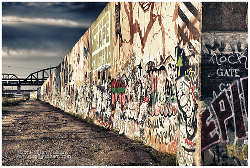 Graffiti wall in St Louis 