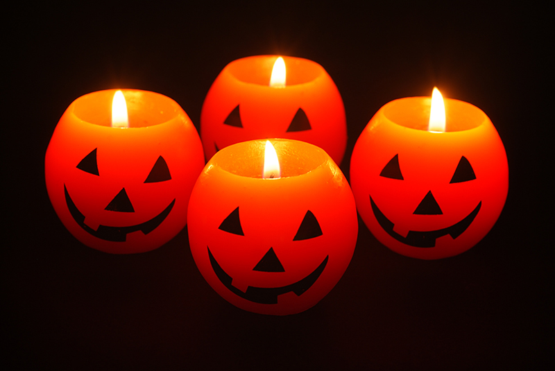 halloween candle photograph