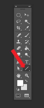line tool in Photoshop